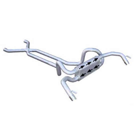 67-74 F-Body 2.5in Exhaust System w/X-Pipe