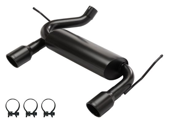 07-18 Jeep JK Axle Back Exhaust