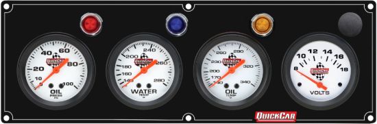 4 Gauge Panel OP/WT/OT/VT Black