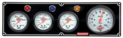 3-1 Gauge Panel OP/WT/OT w/3-3/8in Tach Black