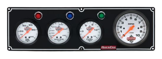 3-1 Gauge Panel OP/WT/FP w/3-3/8in Tach Black