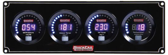 Digital 3-1 Gauge Panel OP/WT/OT w/Tach