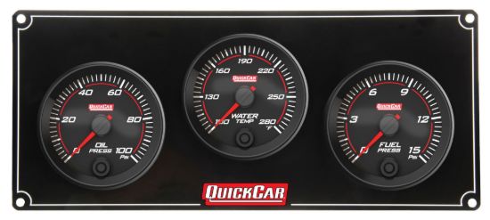 Redline 3 Gauge Panel OP/WT/FP
