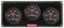 Redline 3 Gauge Panel OP/WT/VOLT