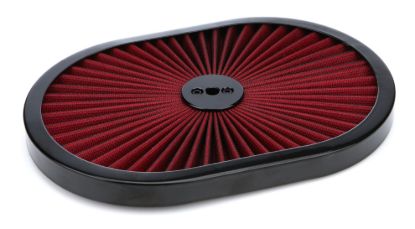 12in Super Flow Air Cleaner Red Mesh