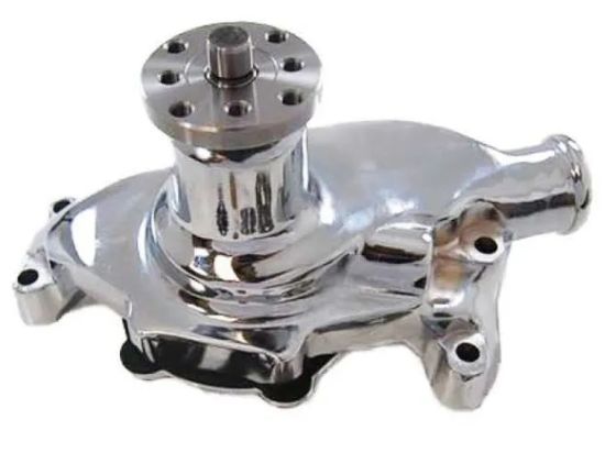 Smooth SB Chevy Short Wa ter Pump Chrome