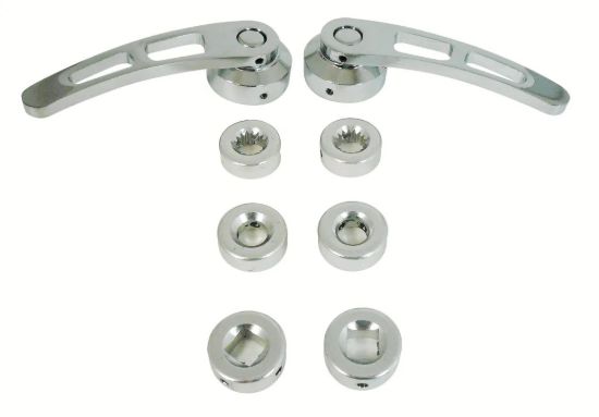 Chrome Alum Door Handle 4-1/4In Long