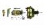 Brake Booster w/Master Cylinder 1in Bore