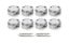 SBF Dished Piston Set 4.125 Bore - 34.2cc