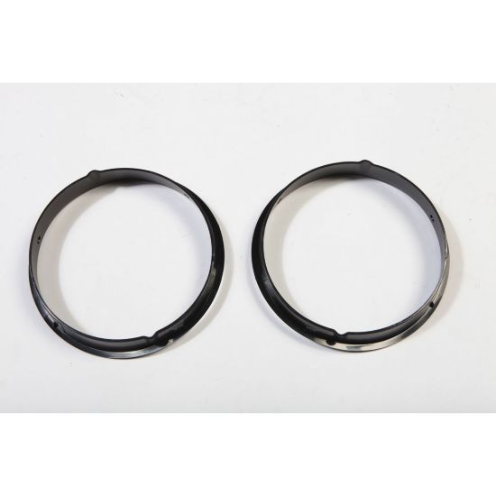 Black Headlight Bezels 97-06 Jeep Wrangler TJ