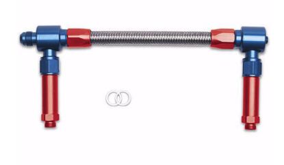 #8 Dual Inlet Fuel Line Kit - Holley Carb.