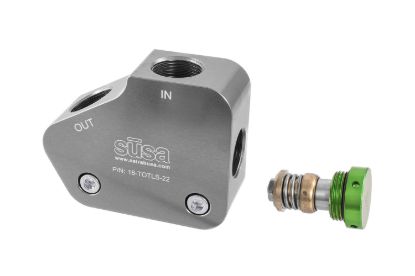 Billet Alm. Oil Cooler Adapter GM LS Engines