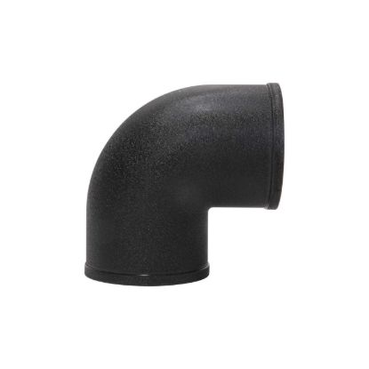 3in 90 Degree Elbow Tube Black