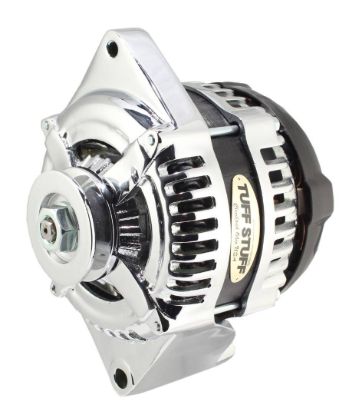 225 MAX AMP Alternator 1 Groove 1 Wire Chrome