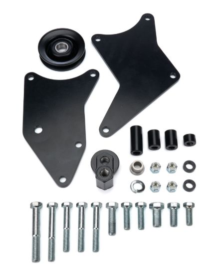 A/C Compressor Bracket BBC Short Water Pump Blk