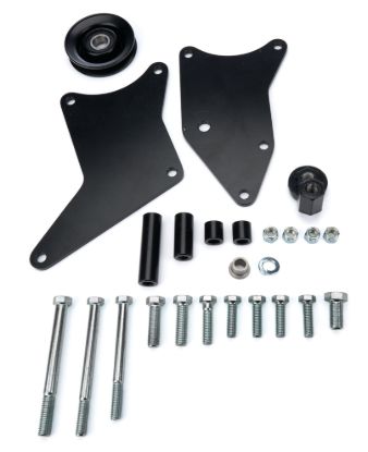 A/C Compressor Bracket BBC Long Water Pump Blk