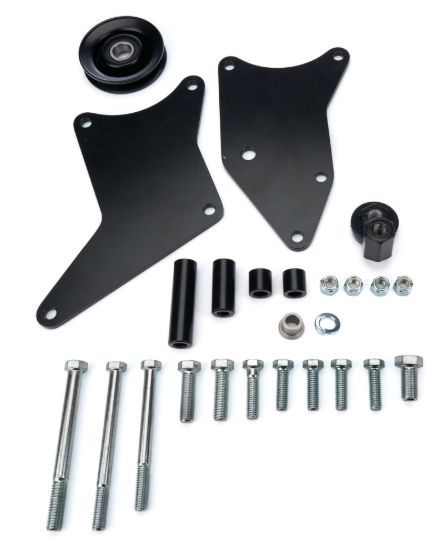 A/C Compressor Bracket BBC Long Water Pump Blk