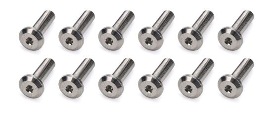 Top Plate Titanium Bolt Kit 12 1/4 x 7/8 Button