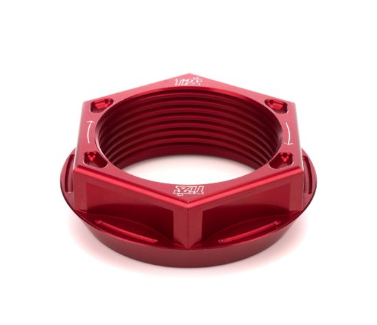 Axle Nut RH Lightweight Aluminum Red
