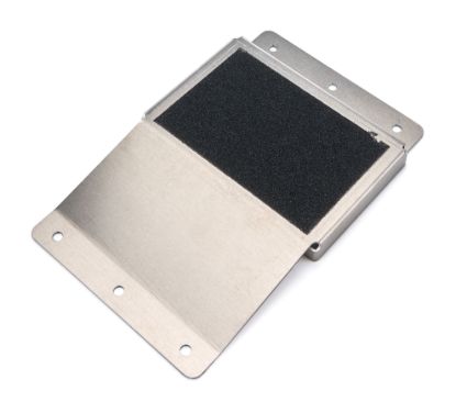 Heel Riser 1/2in Tall 4.25in Wide Aluminum