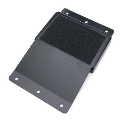 Heel Riser 1/2in Tall 4.25in Wide Alum Black