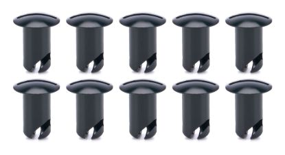 Oval Head Buttons .600 Long Black 10 Pack