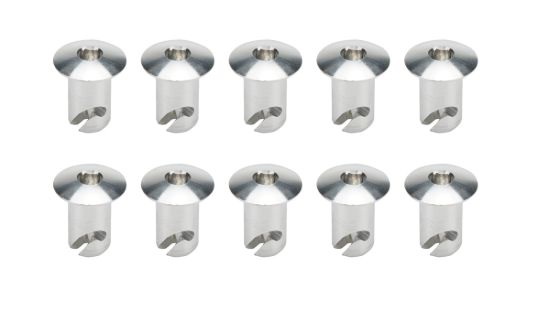 Allen Head Quick Turn Fastener .500 Plain Alum