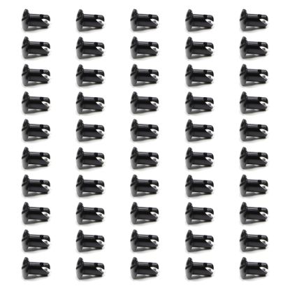 Oval Head Button Alum Black .550 Long 50 Pack