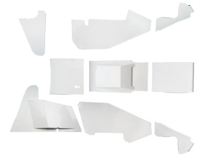 5-Series Sprint Car Body Complete White