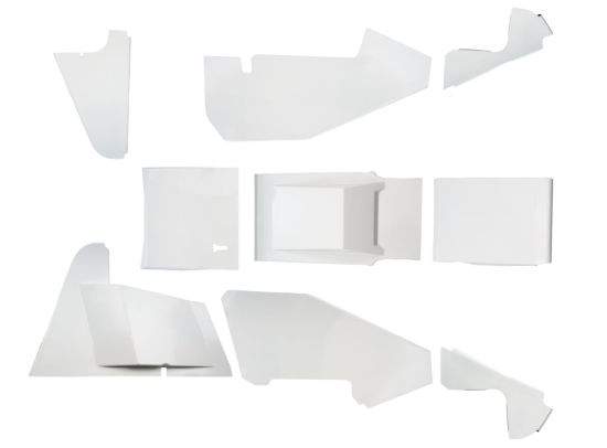 5-Series Sprint Car Body Complete White