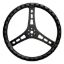Steering Wheel 15in Dia 1-1/4in Tube Black