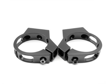 Billet Clamp 2.5 inch Black 2 Pack