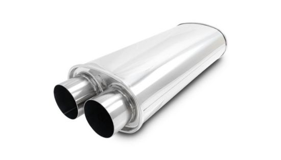 STREETPOWER Oval Muffler 3in Inlet/Outlet