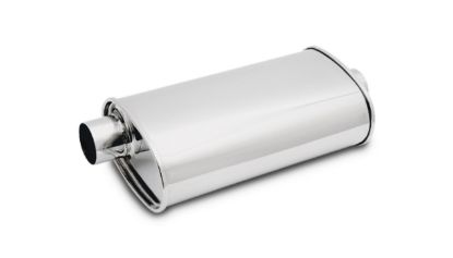 STREETPOWER Oval Muffler 3.50in Inlet/Outlet