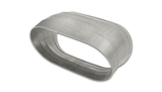 45 Degree Vertical Plane Oval Pie Cuts