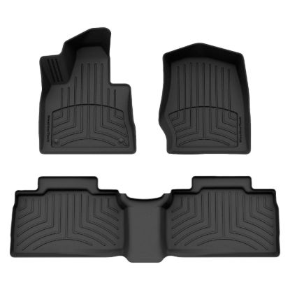 22- Ford Front and Rear Floor Liner HP Black