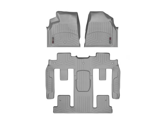 11- Acadia Front and Rear Floor Liners Grey