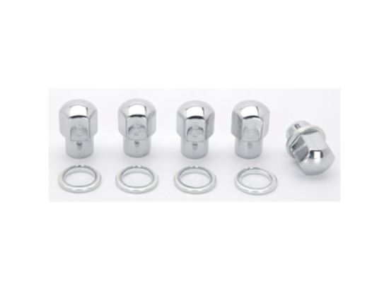 Lug Nuts 1/2 RH Closed End w/Washers (5pk)