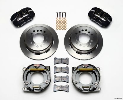 67-72 GM C10 P/U Rear Brake Kit Black Caliper