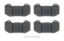 Brake Pad Set BP-40 6712 Forged DynaPro