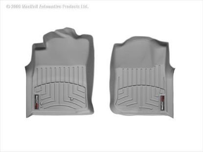 Picture of WeatherTech 460211 WeatherTech DigitalFit Front Floor Liners (Gray) - 460211