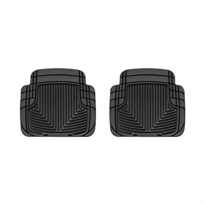 Picture of WeatherTech W50 WeatherTech All Weather Rear Rubber Floor Mats (Black) - W50