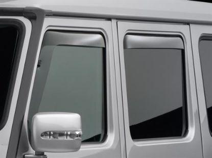 Picture of WeatherTech 82717 WeatherTech Side Window Deflector (Dark Tint) - 82717