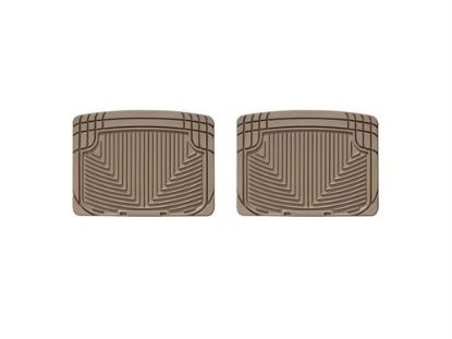 Picture of WeatherTech W20TN WeatherTech All Weather Rear Rubber Floor Mats (Tan) - W20TN