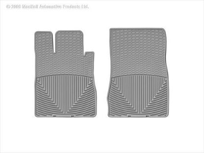Picture of WeatherTech W36GR WeatherTech All Weather Front Rubber Floor Mats (Gray) - W36GR