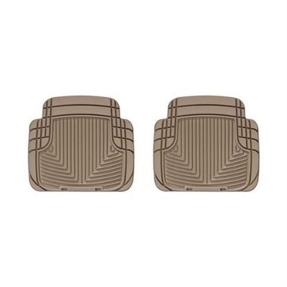 Picture of WeatherTech W50TN WeatherTech All Weather Rear Rubber Floor Mats (Tan) - W50TN