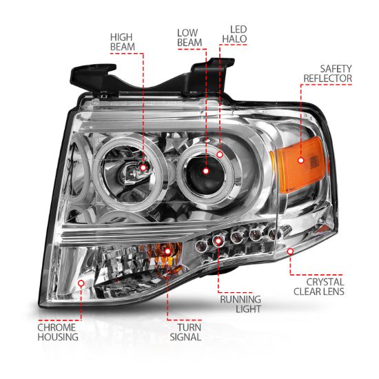 Picture of ANZO USA Headlight Set - 111114