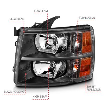 Picture of ANZO USA Headlight Set - 111393
