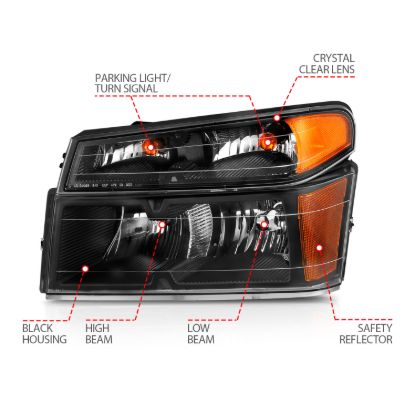 Picture of ANZO USA Headlight Set - 111451