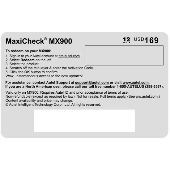 Picture of Autel Diagnostic Software - MX9001YRUP